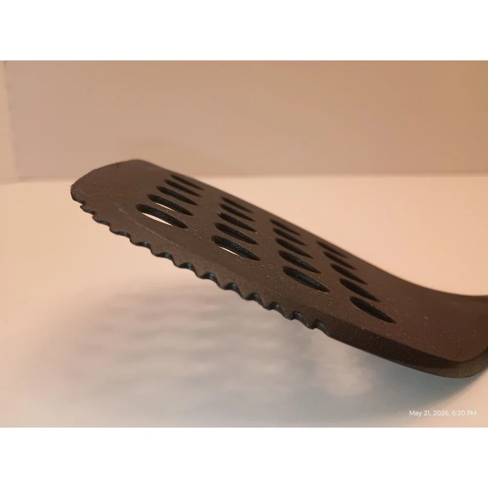 Goodful Slotted Turner Spatula, Black/Gray, Handle, Solid Pattern. NICE!